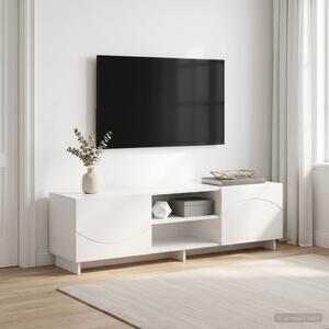TV állvány 140 x 34,5 x 40 cm Fehér Szerelt Fa