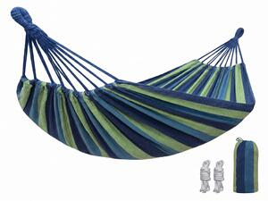 Függőágy ZENVIO 200x80 cm, kék + ingyenes táska