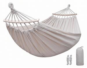Függőágy ZENVIO COMFORT 200x80 cm, fehér + ingyenes táska
