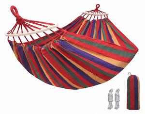 Függőágy ZENVIO COMFORT 200x80 cm, piros + ingyenes táska