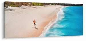 Kép - Strandfutás (120x50 cm)