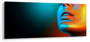 Kép - Csillogó arc (120x50 cm)