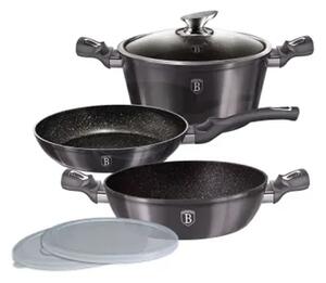 BerlingerHaus 6 részes edénykészlet Metallic Line Carbon Edition(BH/6905)