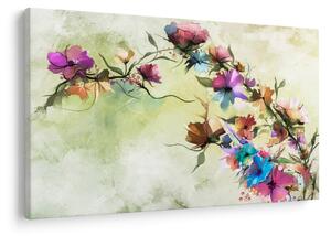 Kép - Virág festménye (90x60 cm)