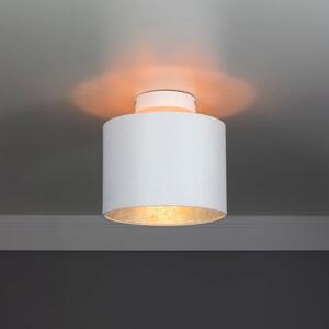 MIKA XS fehér mennyezeti lámpa ezüstszínű részletekkel, ⌀ 20 cm - Sotto Luce