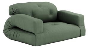 Hippo zöld kinyitható kanapé 140 cm - Karup Design
