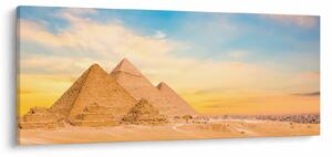 Az egyiptomi piramisok képe (120x50 cm)