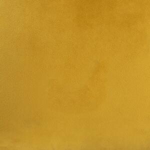 Mie sárga bársony puff, 40 x 40 cm - Actona