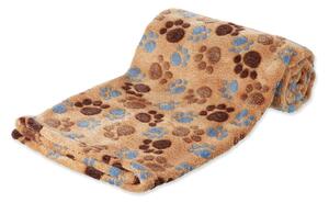 Bézs fleece univerzális kisállat takaró 100x150 cm Trixie Laslo – Plaček Pet Products