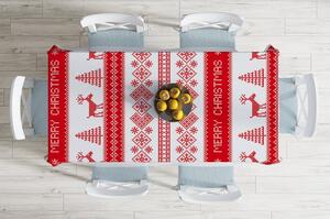 Nordic Knit karácsonyi pamutkeverék asztalterítő, 140 x 180 cm - Minimalist Cushion Covers
