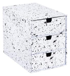 Ingrid fekete-fehér doboz 3 fiókkal - Bigso Box of Sweden