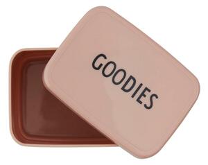 Goodies rózsaszín snack doboz, 8,2 x 6,8 cm - Design Letters