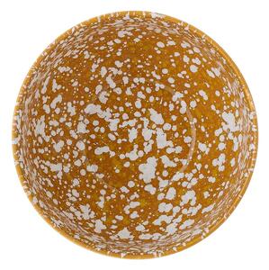 Carmel narancssárga-fehér agyagkerámia tálka, ø 15,5 cm - Bloomingville
