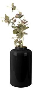 Grand fekete zománcozott váza, magasság 33 cm - PT LIVING