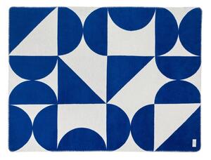 Kék-krémszínű takaró 150x200 cm Tul – noo.ma