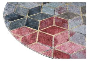 Rózsaszín-világosszürke mosható szőnyeg 80x120 cm – Vitaus