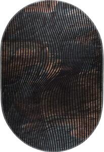 Fekete mosható szőnyeg 80x120 cm – Vitaus