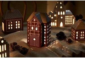 Agyagkerámia gyertyatartó Gingerbread Lighthouse – Kähler Design