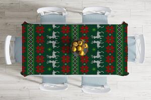 Merry Xmass kácsonyi pamutkeverék asztalterítő, 140 x 180 cm - Minimalist Cushion Covers