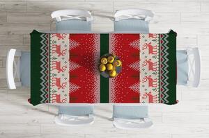 Merry Christmas karácsonyi pamutkeverék asztalterítő, 140 x 180 cm - Minimalist Cushion Covers