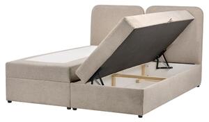 Boxspring ágy tárolóval CHANCELLOR 160 x 200 cm Tópszín