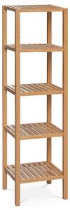 Barna tömörfa polcállvány – modern regál DR-011-3