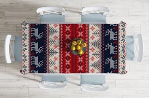 Blue Nordic karácsonyi pamutkeverék asztalterítő, 140 x 180 cm - Minimalist Cushion Covers