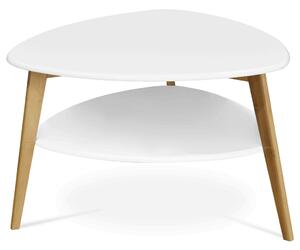 Dohányzóasztal 78 × 78 × 50 cm, MDF, fehér AF-1192 WT