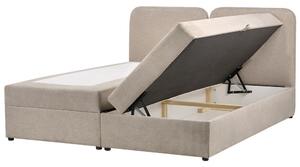 Boxspring ágy tárolóval CHANCELLOR 180 x 200 cm Tópszín