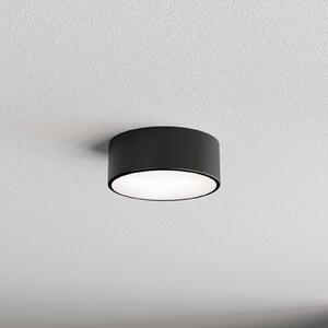 TEMAR LIGHTING Cleo mennyezeti világítás, Ø 20 cm, IP54, fekete, fém, E27, dimmelhető, Fekete, Fürdőszoba, fém