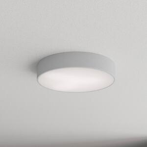 TEMAR LIGHTING Cleo 400 mennyezeti lámpa, Ø 40 cm, szürke, dimmelhető, Alu / szürke / cink, Nappali / Étkező, fém, Modern