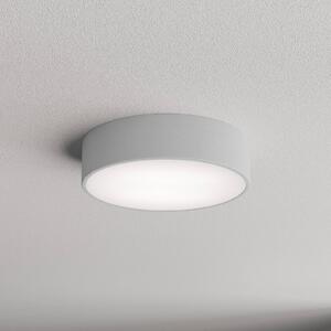 TEMAR LIGHTING Cleo 300 mennyezeti világítás, IP54, Ø 30 cm szürke, dimmelhető, Alu / szürke / cink, Nappali / Étkező, fém, Modern