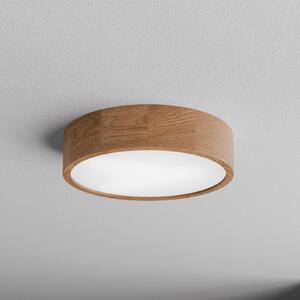 TEMAR LIGHTING Cleo DR375 mennyezeti világítás, IP20, érzékelő, Ø 38 cm, tölgyfa, Világos fa, Nappali / Étkező, Fa