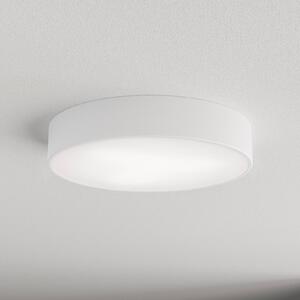 TEMAR LIGHTING Cleo 400 mennyezeti lámpa, fehér, érzékelő, IP20, Ø 40 cm, fém, Fehér / opál, Nappali / Étkező, fém, Modern