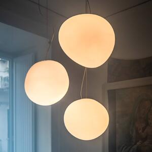 Foscarini Gregg media LED lógó világítás, dimmelhető fényerővel,, Fehér / opál, Nappali / Étkező, Üveg, Dizájn