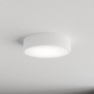 TEMAR LIGHTING Cleo 300 mennyezeti lámpa, fehér, érzékelő, IP20, Ø 30 cm, fém, Fehér / opál, Nappali / Étkező, fém, Modern
