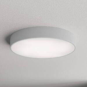 TEMAR LIGHTING Cleo 500 mennyezeti lámpa, Ø 50 cm, szürke, dimmelhető, Alu / szürke / cink, Nappali / Étkező, fém, Modern