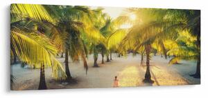 Kép - Nő a pálmafáknál (120x50 cm)