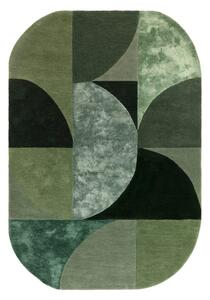Sötétzöld gyapjú szőnyeg 160x230 cm Forest – Asiatic Carpets