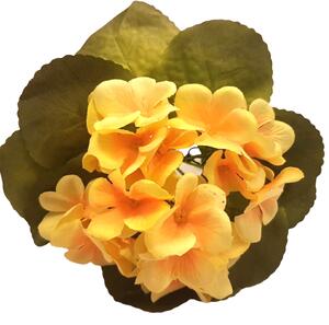 Ibolya csokor sárga 23cm művirág