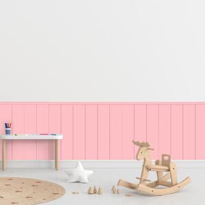 PIPPER. Textil öntapadó tapéta - Egy téglalap - Cukorka rózsaszín színű Méret: 60cm, Szín: Sápadt