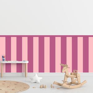 PIPPER. Textil öntapadó tapéta - Egy téglalap - Cukorka rózsaszín színű Méret: 100cm, Szín: Kombináció