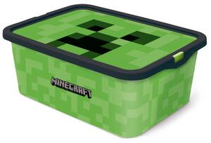 Minecraft műanyag tároló doboz 13 L