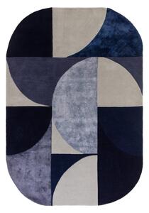 Sötétkék gyapjú szőnyeg 160x230 cm Indigo – Asiatic Carpets