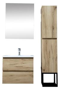 Fürdőszoba szekrény mosdóval SAT B-Way fehér fényű KSETBWAY4