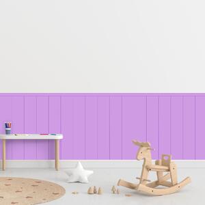 PIPPER. Textil öntapadó tapéta - Egy téglalap - Lila színű Méret: 80cm, Szín: Sápadt