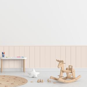 PIPPER. Textil öntapadó tapéta - Egy téglalap - Barna színű Méret: 60cm, Szín: Sápadt