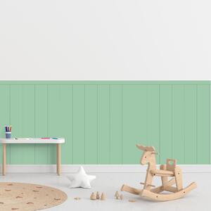 PIPPER. Textil öntapadó tapéta - Egy téglalap - Menta színű Méret: 100cm, Szín: Sötét