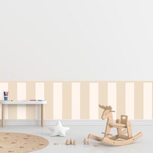PIPPER. Textil öntapadó tapéta - Egy téglalap - Krém színű Méret: 60cm, Szín: Kombináció