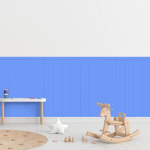 PIPPER. Textil öntapadó tapéta - Egy téglalap - Kék szín Méret: 100cm, Szín: Sötét